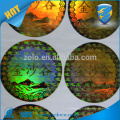 China custom laser holograhpic sticker hologram 3d